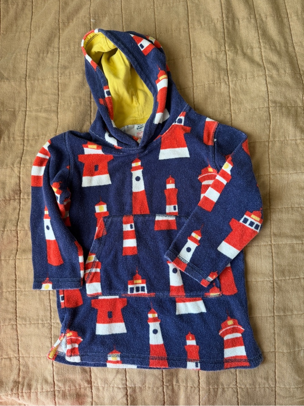 Mini Boden Kids Hooded Towel Poncho